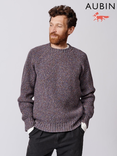 Aubin Markby Twist Purple Crew Jumper (B95104) | R$ 1,925