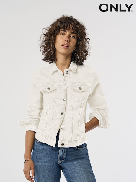 Cream - Jachetă ONLY din denim (B95110) | 261 LEI