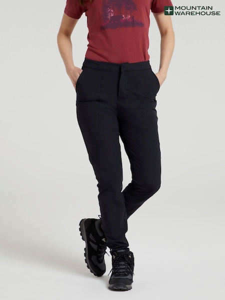 Mountain Warehouse Black Womens 100% Cotton Kesugi Trekking Trousers (B95124) | 3,184 UAH