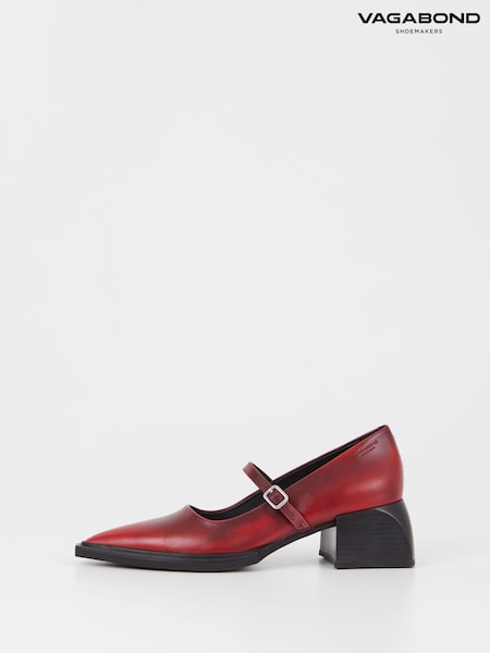 אדום - Vagabond Shoemakers Vivian Mary Jane Shoes (B95199) | ‏654‏₪