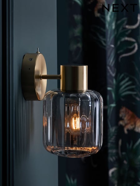Brass Jensen Rechargeable Wireless Wall Light (B95288) | €72