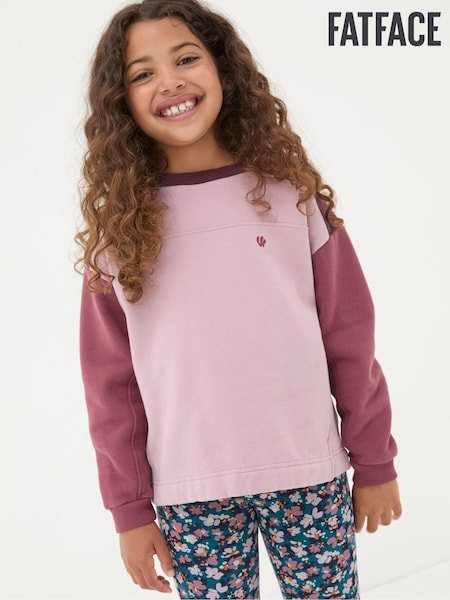 FatFace Dusky Purple Butterfly Sweatshirt (B95294) | €15.50