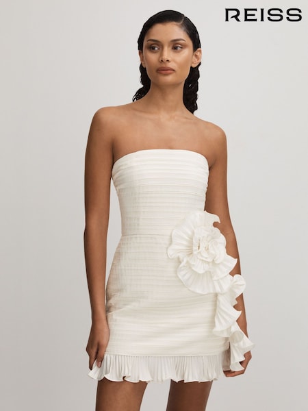 Amur Strapless Ruffle Mini Dress (B95325) | €660