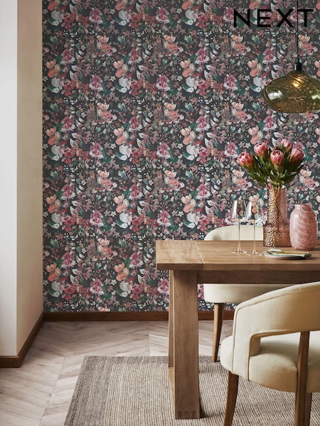 Multi Rustic Romantic Floral 10M Wallpaper (B95351) | € 31