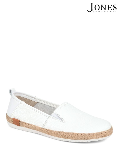 Jones Bootmaker Milan Leather Espadrille Flats (B95412) | ₪347