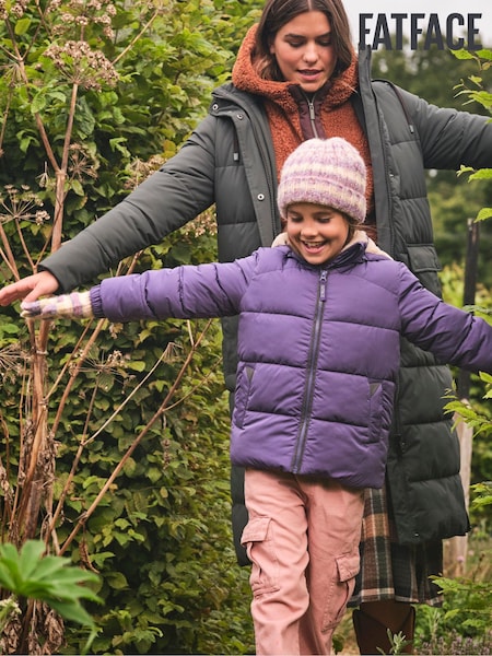 FatFace Everly Purple Padded Jacket (B95693) | €33