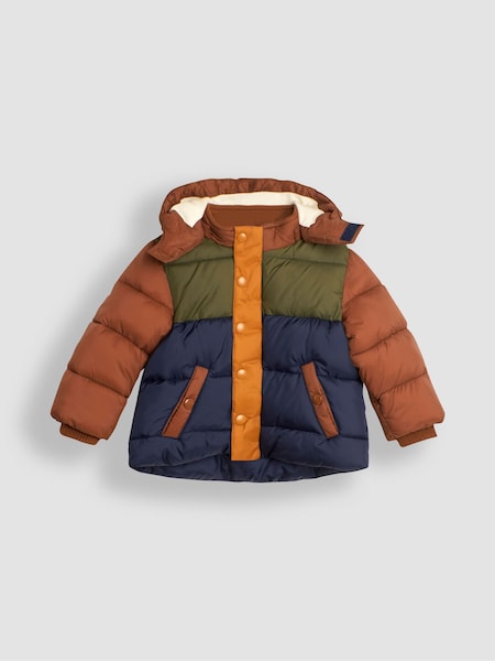 JoJo Maman Bébé Brown Puffer Jacket (B95807) | 2,974 UAH - 3,214 UAH