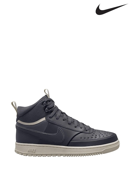 Nike Smoke Grey Court Vision Mid Trainers (B95901) | €53