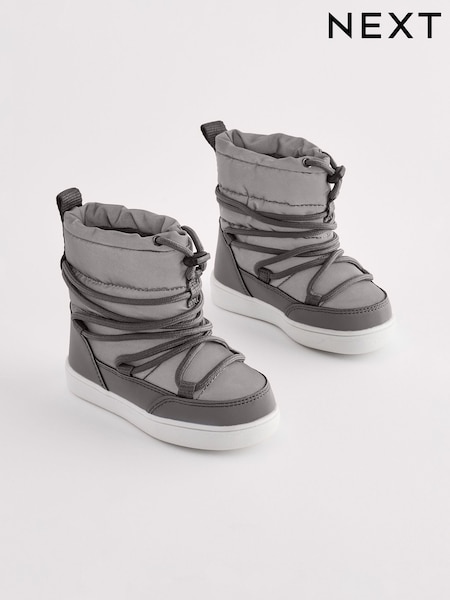 Grey Thermal Thinsulate™ Lined Quilted Water Resistant Boots (B95926) | €21.50 - €26