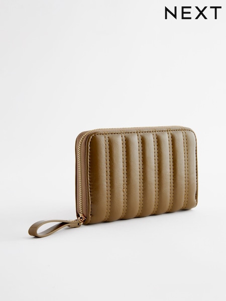 Olive Green Quilted Purse (B95937) | €7.50