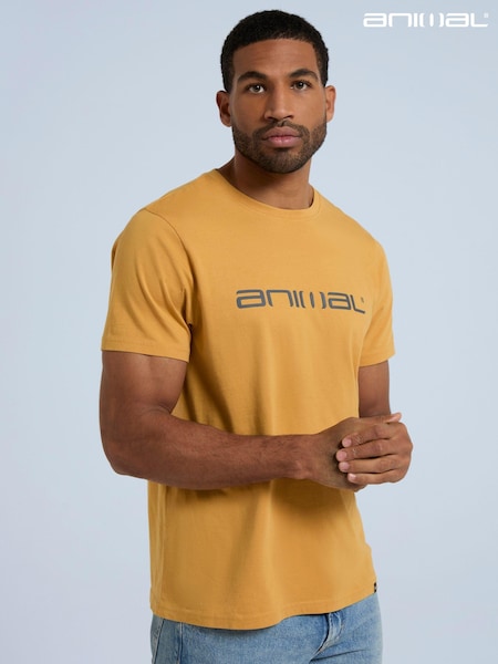 Animal Yellow Classico Mens 100% Cotton T-Shirt (B96061) | €30