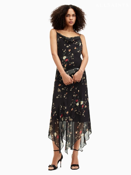 AllSaints Black Charlotte Kora Dress (B96074) | €89