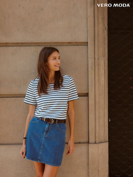 VERO MODA Blue Denim Mini Skirt (B96099) | €26
