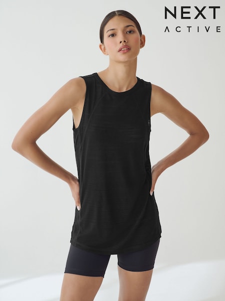 أسود - Active Sports Lightweight Vest (B96217) | ‏72 ر.س.‏