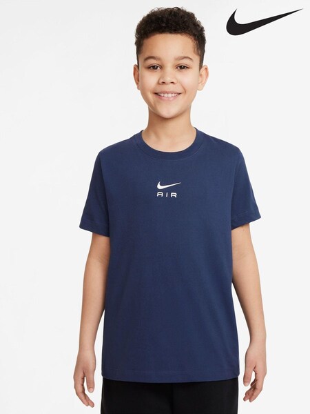 Nike Midnight Navy 100% Cotton Air T-Shirt (B96361) | €18