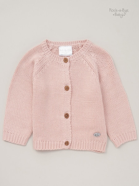 Rock-a-bye Baby Boutique Cosy 100% Cotton Knit Cardigan (B96401) | €28
