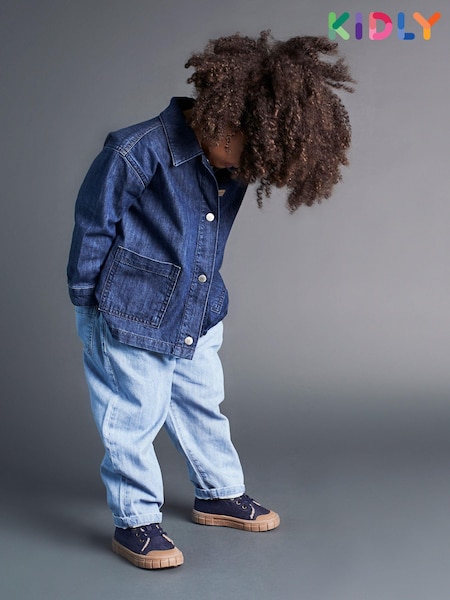 KIDLY Blue Denim 100% Cotton Overshirt (B96542) | 23 €