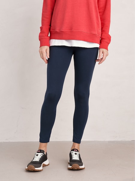 Seasalt Cornwall Blue Sea Dance Cotton Leggings (B96626) | €44