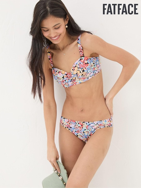 FatFace Mila Pink Pop Floral Bikini Bottoms (B96687) | €12.50