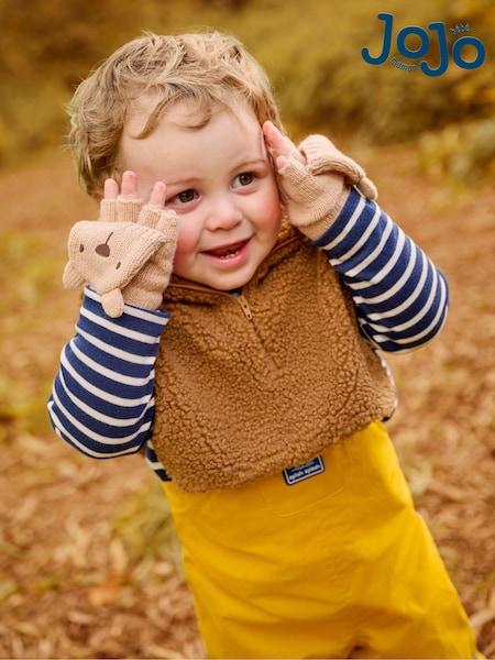 JoJo Maman Bébé Bear Novelty Mittens With Fingers (B96752) | 25 €