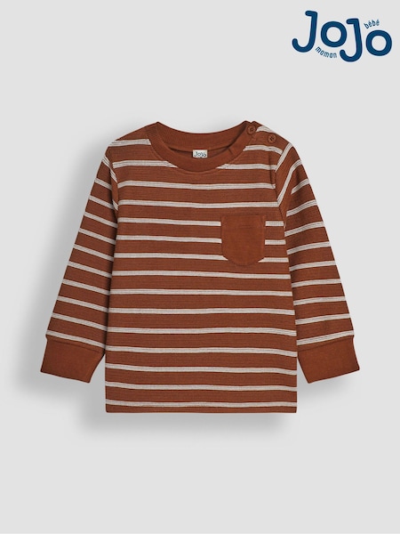 Toffeebraun - Jojo Maman Bébé Streifen Top (B96969) | 22 €