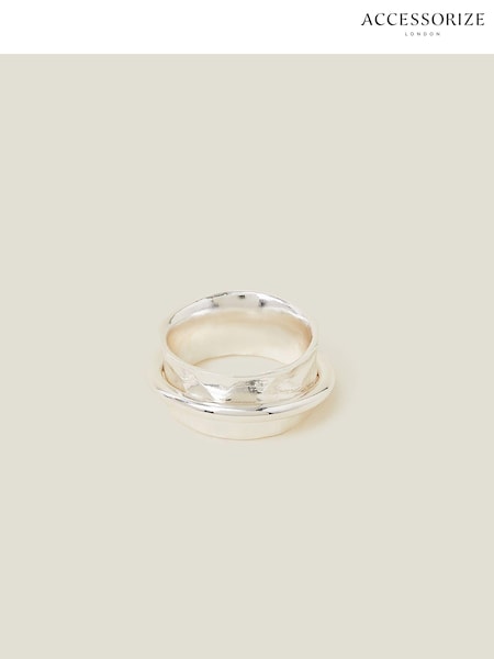 Accessorize Silver Tone Spinner Ring (B97063) | €11
