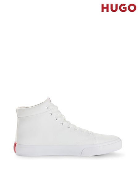 HUGO Canvas High-Top Trainers with Logo Patch (B97489) | €92
