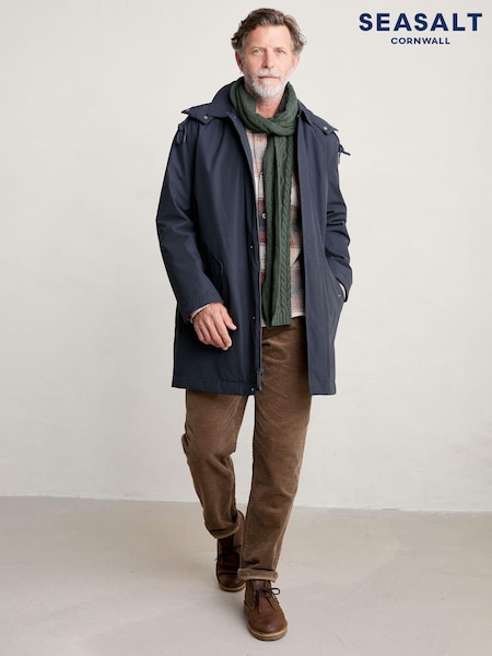 Seasalt Cornwall Mens Stone Wave Waterproof Coat (B97523) | ‏805‏₪