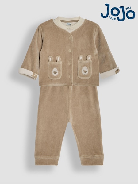 JoJo Maman Bébé Baby Bear Velour Set 3 Piece (B97636) | 51 €