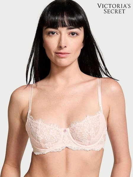 Victoria's Secret Purest Pink Unlined Balcony Lace Bra (B97647) | €52