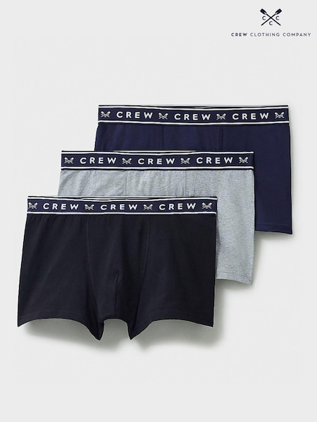 Crew Clothing Company Black Jersey Boxers 3 Pack (B97785) | €46