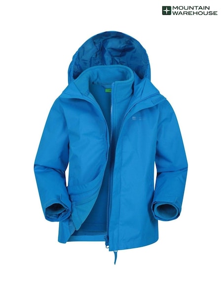 Mountain Warehouse Mid Blue Kids Fell 3-In-1 Water Resistant Jacket (B98347) | R$ 395