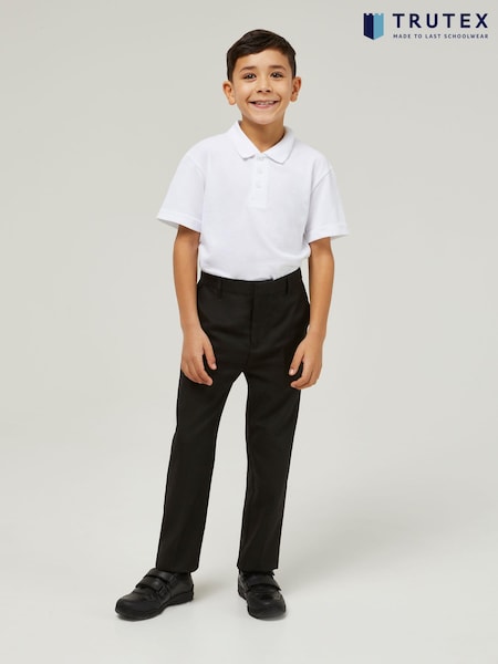 Trutex Junior Boys Regular Fit Charcoal School Trousers (B98405) | €25