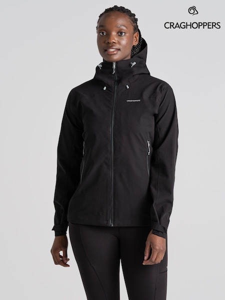 Craghoppers Waterproof Dynamic Pro Black Jacket (B98555) | AED466