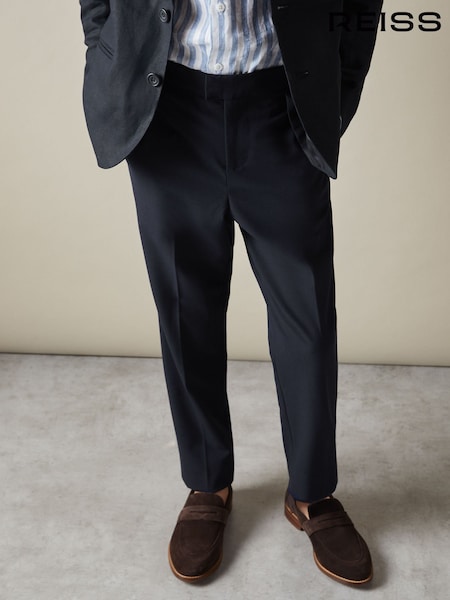 Reiss Navy Found 9-13 yrs Elasticated Waist Trousers (B98706) | €55