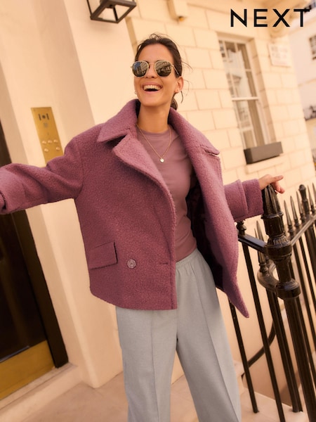 Rose Pink Pea Coat (B99155) | €41.50