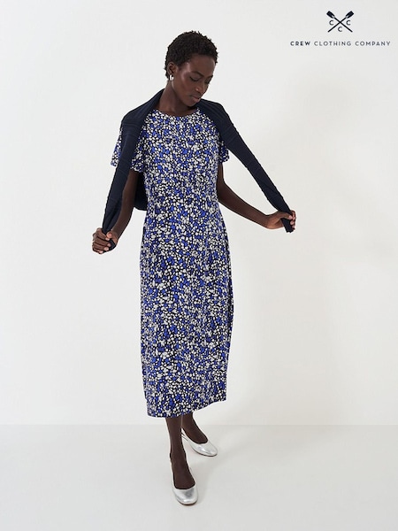 Crew Clothing Jenna Abstract Print Jersey Midi Dress (B99189) | €35