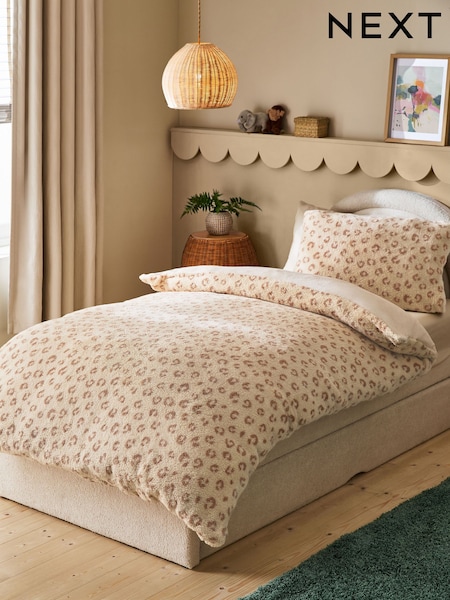 Fleece Natural Animal Print Duvet Cover and Pillowcase Set (B99199) | EGP973 - EGP1,368