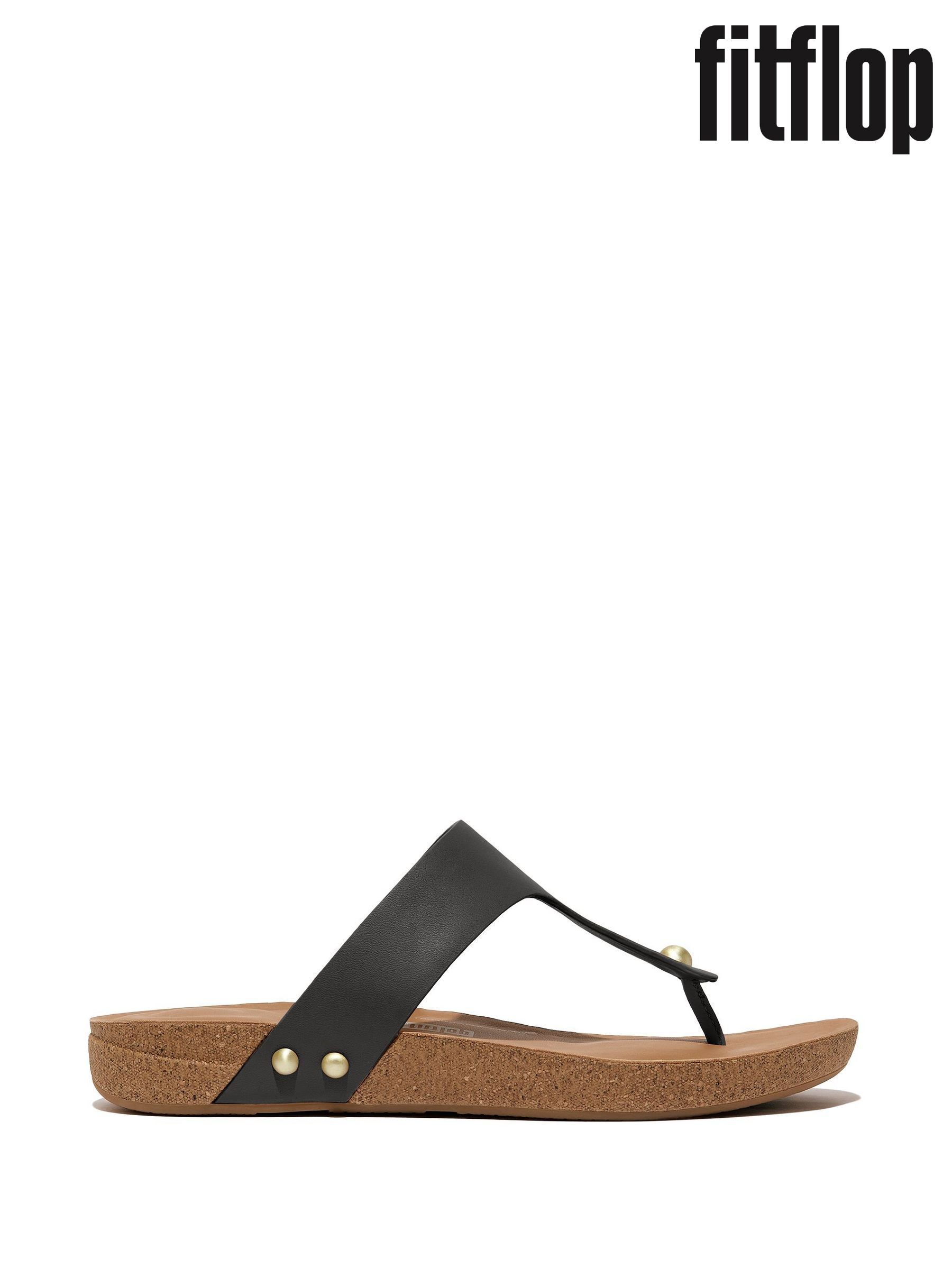 Clearance FitFlop Black Flat Sandals | Next Oman