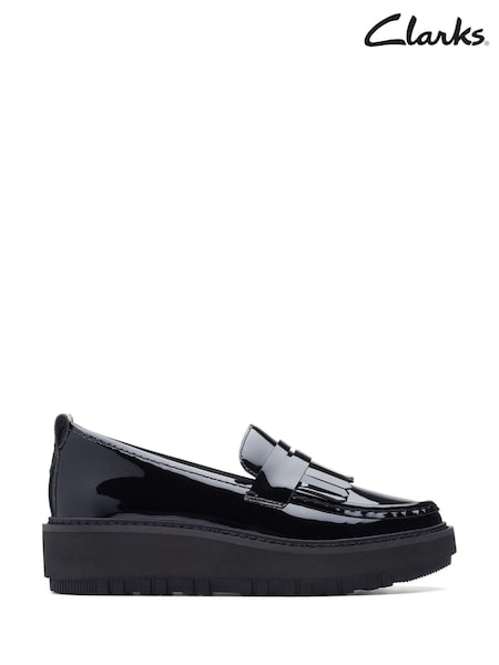 Schwarz - Clarks Nubuck Orianna Loafers (B99406) | 70 €