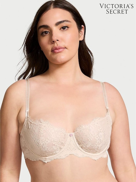 Victoria's Secret Marzipan Nude Unlined Balcony Lace Bra (B99408) | €52