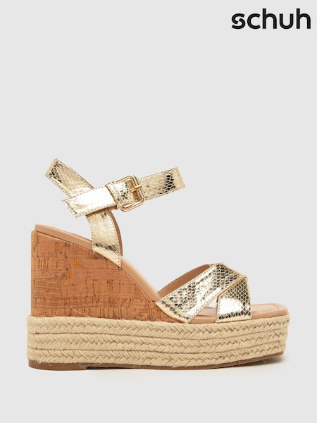 Schuh Valley Cork Espadrille Wedges (B99481) | €31