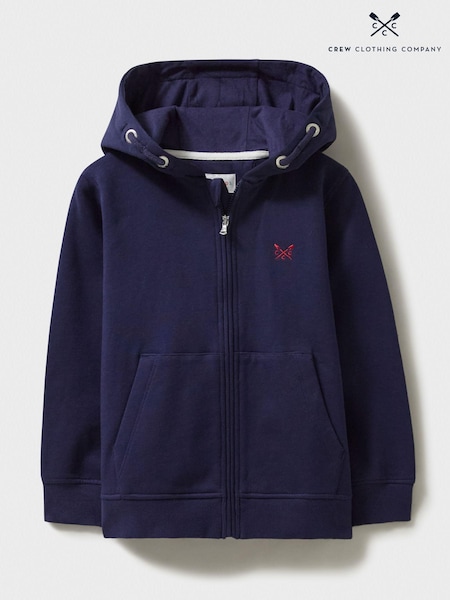 Crew Clothing Blue Blue Zip Up Hoodie (B99648) | €34 - €45