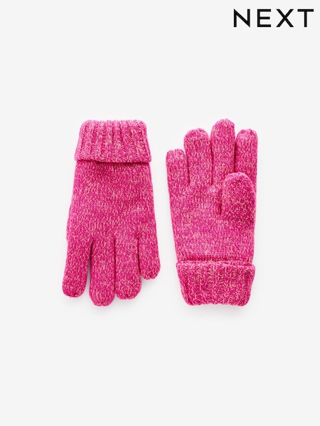 Розовый - Thinsulate™ Knitted Gloves (3-16yrs) (B99761) | €8 - €11