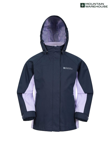 Mountain Warehouse Blue Kids Shelly II Waterproof Jacket (B99956) | AED210