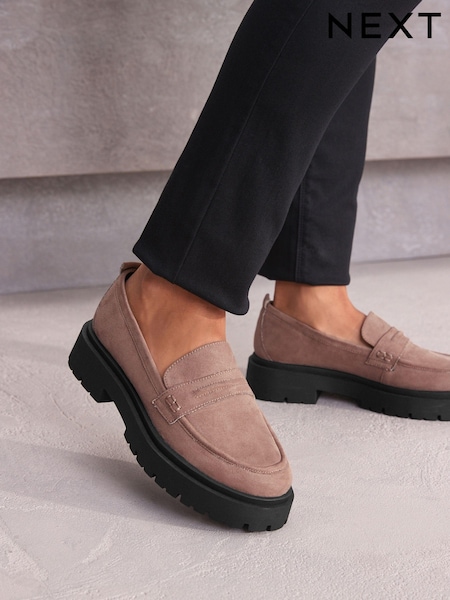 Mink Brown Forever Comfort® Chunky Loafers (C00212) | €13