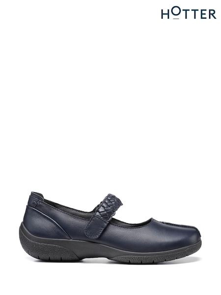 Mornarica - Hotter Shake II Touch Fastening Leather Shoes (C00221) | € 104