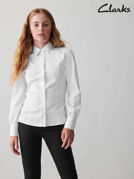 Clarks Girls Fitted Long Sleeve School Shirt (C00788) | 89 LEI - 134 LEI