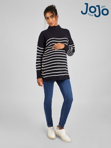 JoJo Maman Bébé Turtle Neck Maternity & Nursing Jumper (C01384) | R$ 390