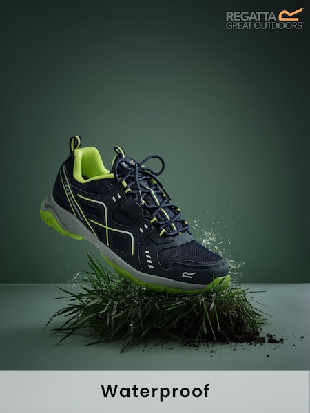 Синий - Regatta Vendeavour Waterproof Walking Shoes (C01734) | €65